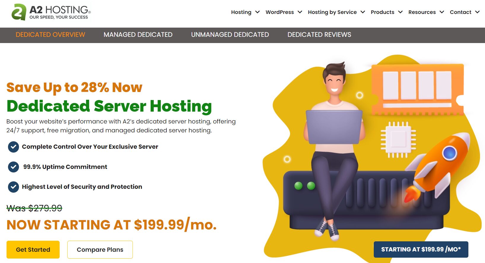 a2 professional hosting service